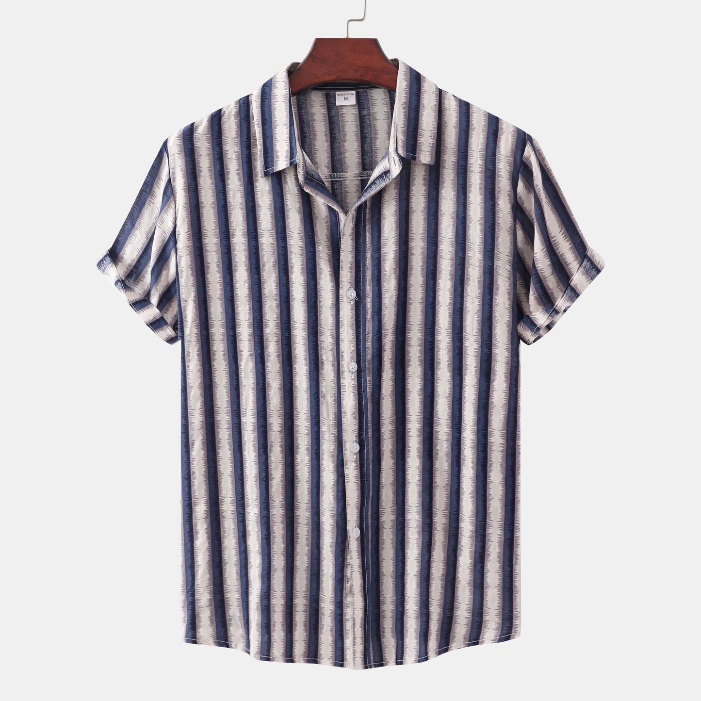 Claude Monet Striped Vacation Shirt