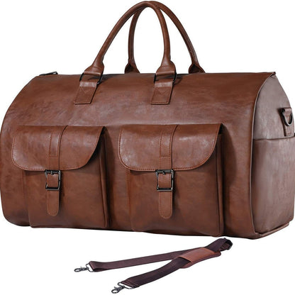 Hitch33™ Leather Weekender Garment Bag