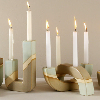 Thise™ Nordic 4-Piece Taper Candleholder Set