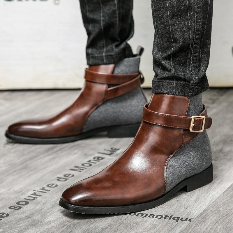 Huntsman™ Shelby Belted Leather Boots