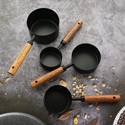 Kilnwoods™ Matte Black Measuring Cups (Set of 8)