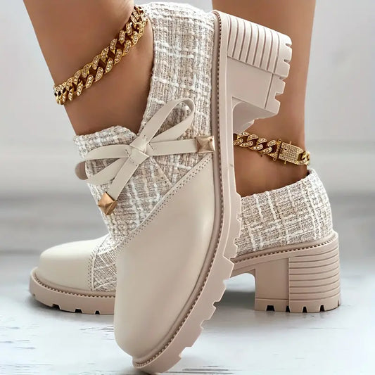 KATIES™ Ribbon Ankle Boots