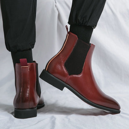 Huntsman™ Signature Crimson Chelsea Boots