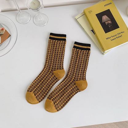 Vanessa Shelly | Vintage Golden Harvest Socks (5 Pair Set)