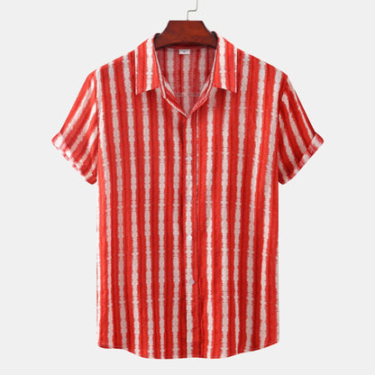 Claude Monet Striped Vacation Shirt