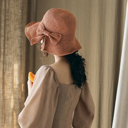 "Le Voyageur" Elegant Bowknot Sunhat