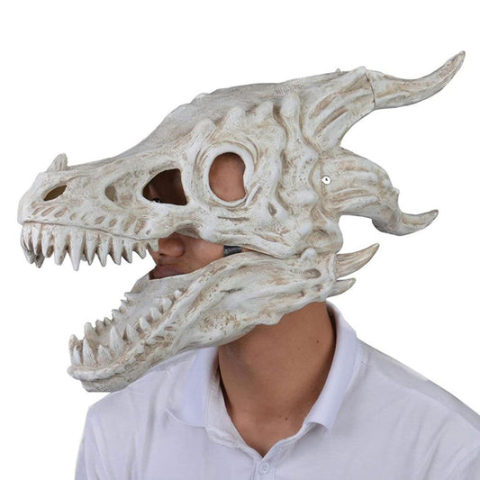 JurassicJaws™ Realistic Halloween Dinosaur Skull Mask with Movable Mouth