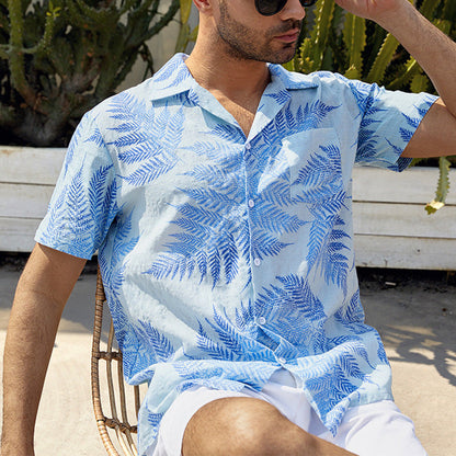 Mitchell™ Sunny Fern Hawaiian Shirt