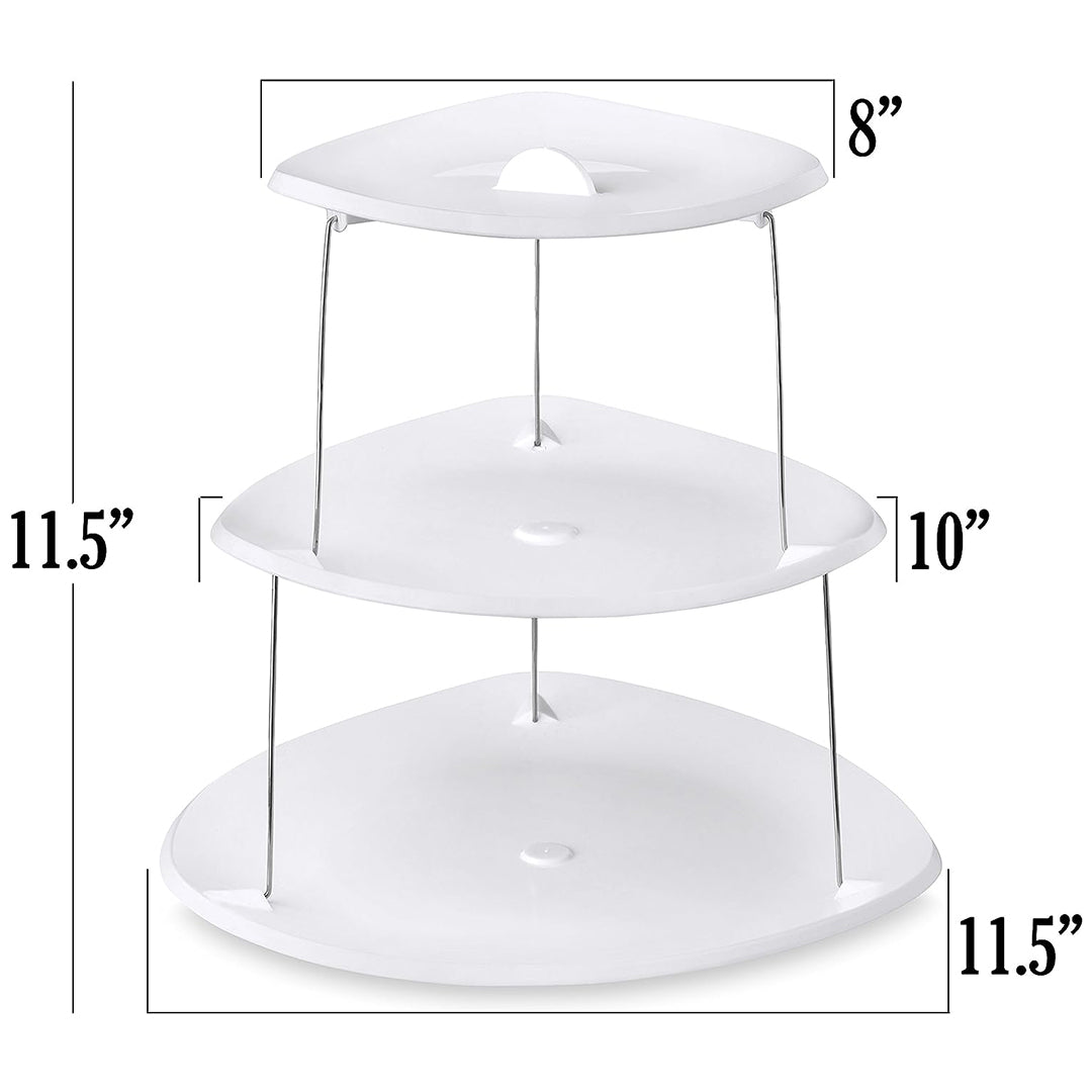 Three Tiered Collapsible Party Tray