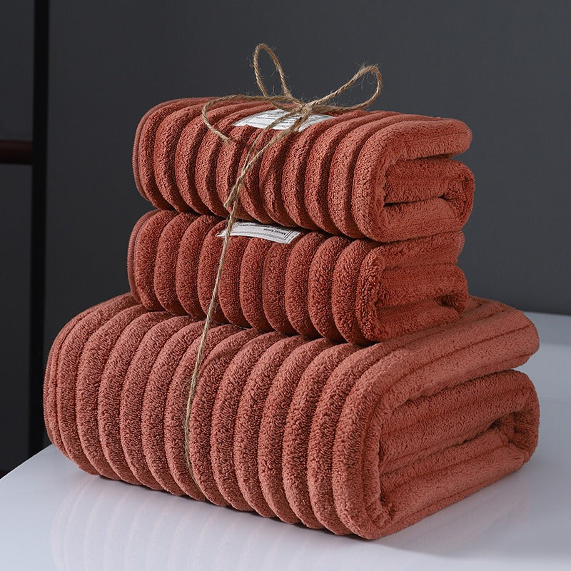 Thise™ Japanese Coral Fleece Towel Set